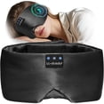 thumbnail image 1 of MUSICOZY 3D Sleep Mask with Bluetooth Headphones, Ice Silk Sleep Headphones with Bluetooth 5.4, Total Blackout Eye Mask for Sleeping, Sleep Soft Mask for Women Men, All Night Sleep, Travel Gift, 1 of 9
