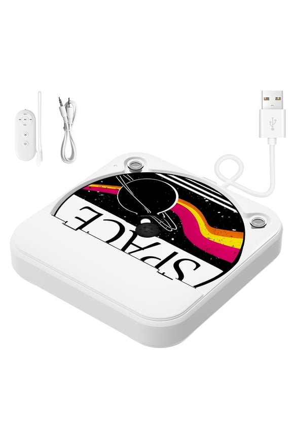 CD Player for Car, External Portable Car CD Music Players with AUX Cable & Remote Control for Vehicle, Laptop, TV, Computer, for Android 4.4 and Above Navigation