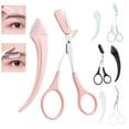 thumbnail image 1 of LC-dolida Eyebrow Trimmer Scissors, Professional Non-Slip Finger Grip Brow Scissors with Comb for Men and Women, Eyebrow Scissors with Comb for Effortless Brow Shaping, 4pcs, 1 of 8