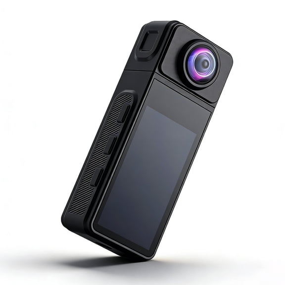 LC-dolida Portable 2K Thumb Camera, WiFi Pocket Mini Camera, Wearable Pocket Camera with Magnetic Lanyard, Sports Mini Thumb Action Camera, for Vlogging, Sports, Skiing, Hiking