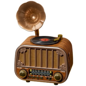 LC-dolida Portable AM/FM/SW Radio with Bluetooth TF Card/U Disk Playback High Sound Quality, Long Battery Life Strong Reception Easy to Use for Home Seniors Outdoor Use