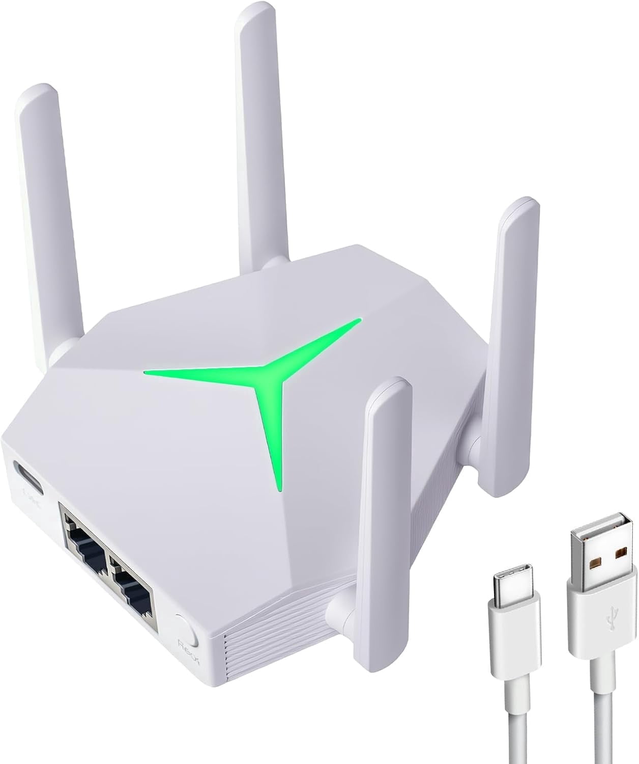 LC-dolida WiFi Range Extender, AC1200 Dual Band 5GHz/2.4GHz WiFi ...