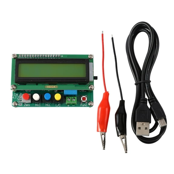 LC100-A Digital Inductor Capacitor Tester Inductance Meter Capacitor Test with Multiple Measurement Easy to Use