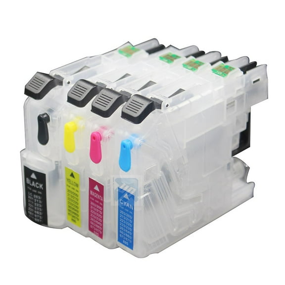 LC203 Empty refillable Ink Cartridge Compatible for Brother MFC-J460DW J480DW J485DW J680DW J880DW J885DW Printer with ARC chip