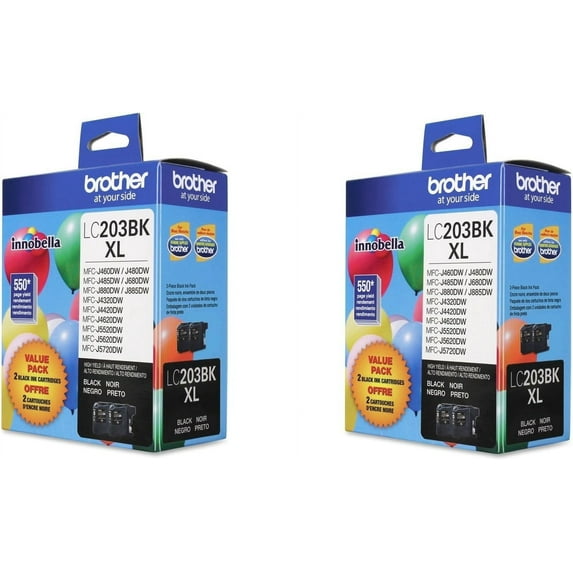 Set 5 Cartucce Inchiostro Brother LC203XL - Ricambio Compatibile Per Stampanti A Getto D'inchiostro - Foto 12