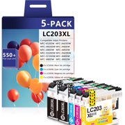LC203XL LC201 LC203 Ink Cartridge Compatible for Brother LC203 LC201 XL Ink Cartridges for MFC-J680DW MFC-J880DW Printer