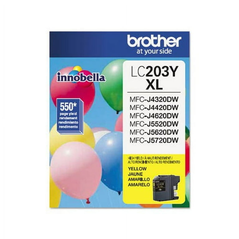 LC203Y Innobella High-Yield Ink, 550 Page-Yield, Yellow LC203Y Innobella High-Yield Ink, 550 Page-Yield, Yellow
