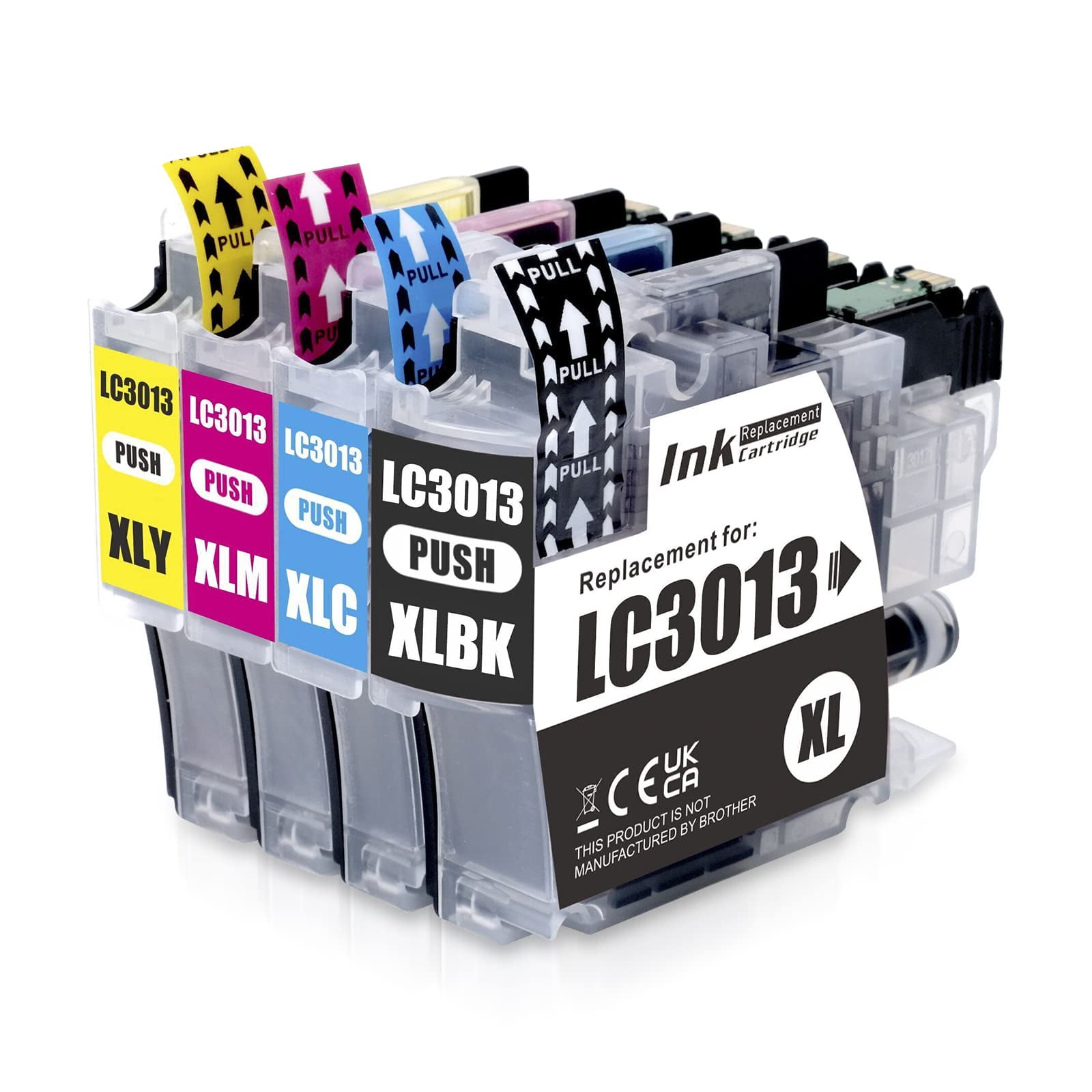 Generic LC3013 Ink Cartridges, 8PCS High Yield, 800 Pages, for Brother ...