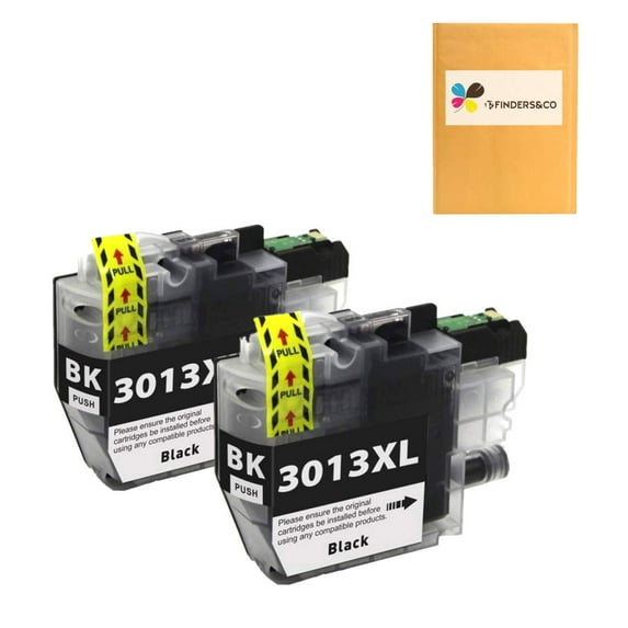 LC3013BK LC3013 XL Black Ink Cartridge Replacement for Brother LC 3013 LC3011 LC-3013 XL Ink Compatible with Brother MFC-J491DW MFC-J497DW MFC-J690DW MFC-J895DW Printer (LC3013-2BK)
