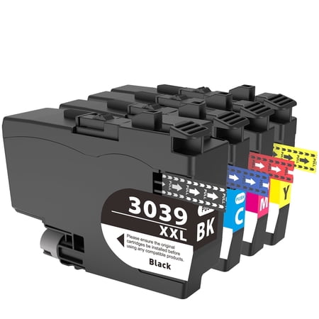 LC3039XXL Ink Cartridges Replacement for Brother LC3039 MFC-J5845DW J5945DW J6545DW J6945DW Printer(4 Pack)