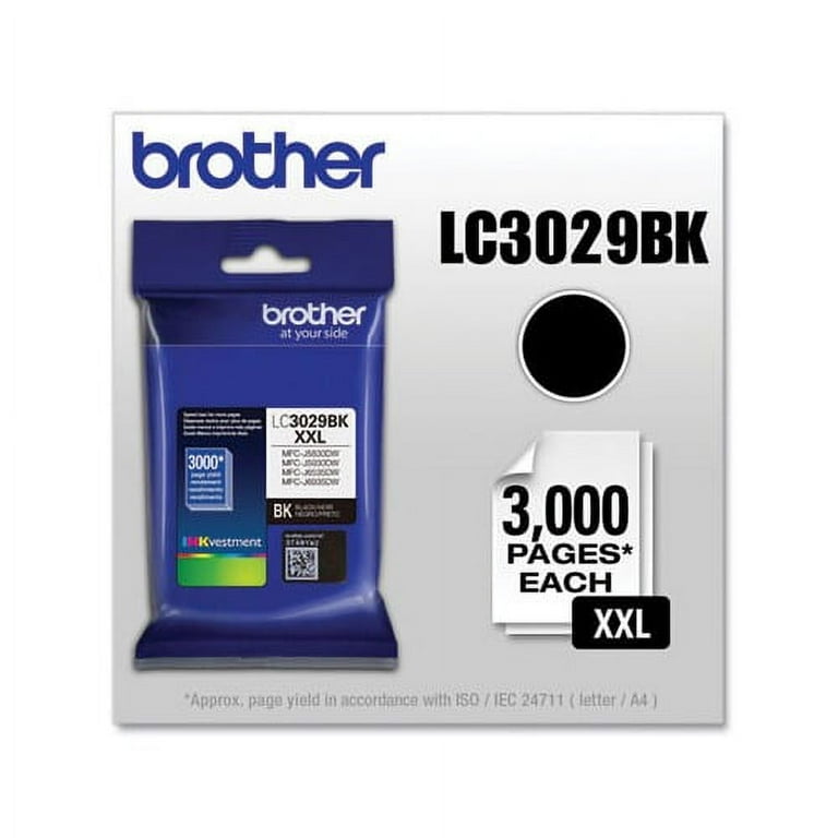 LC3029BK INKvestment Super High-Yield Ink, 3,000 Page-Yield, Black