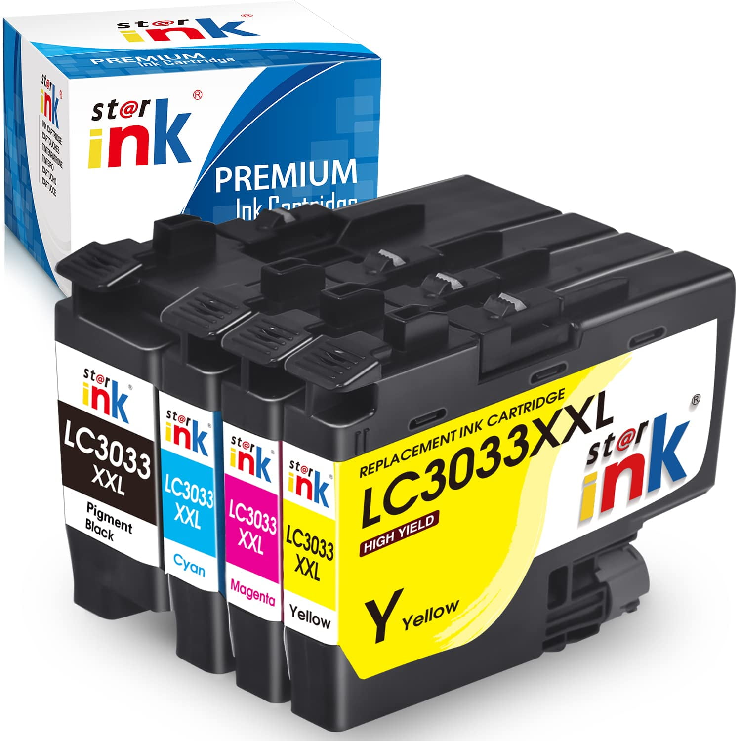 LC3033 Ink Cartridges Replacement for Brother LC3033 LC3033XXL 3033 ...