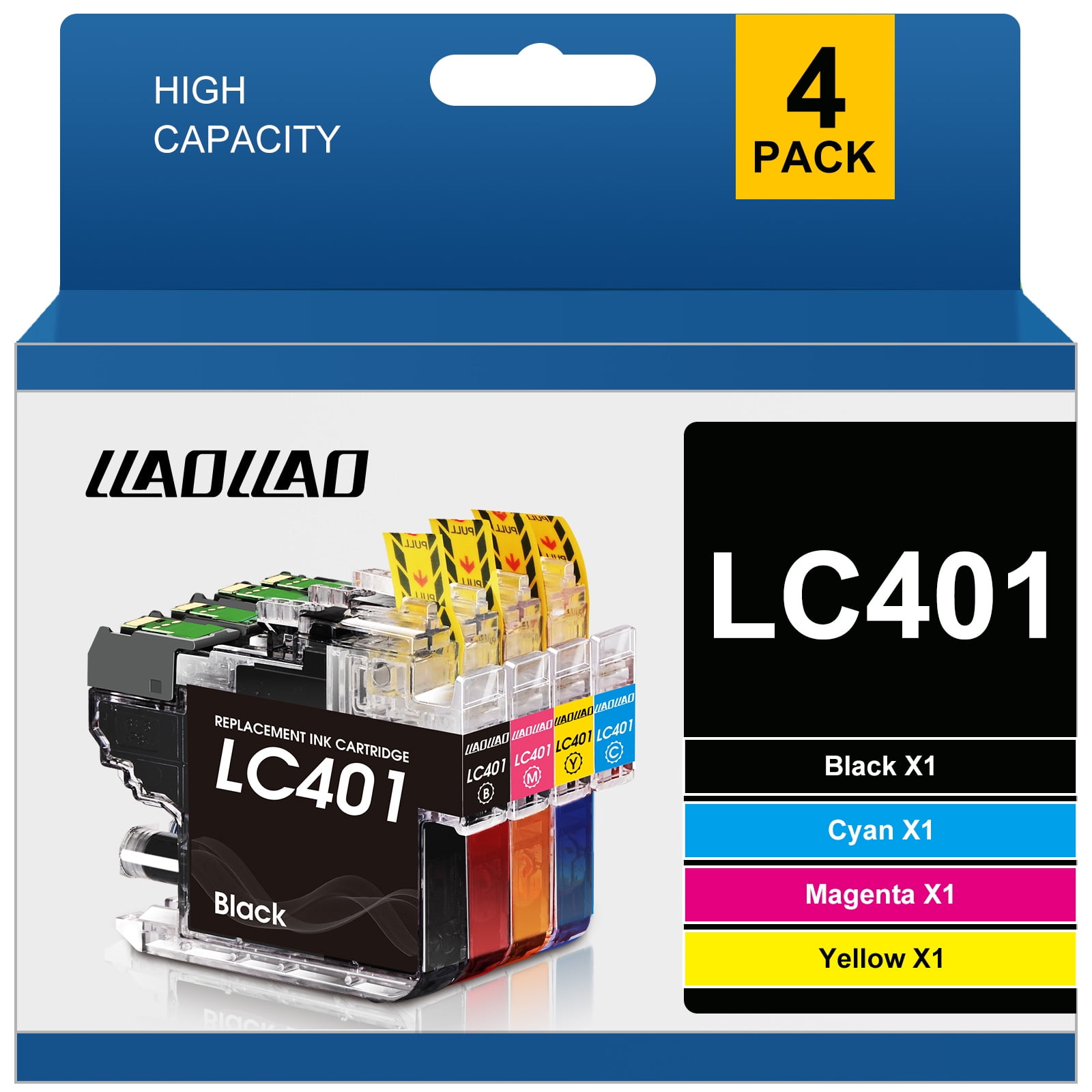 LC401 Ink Cartridge for Brother LC401 LC401XL for Brother MFCJ1010DW
