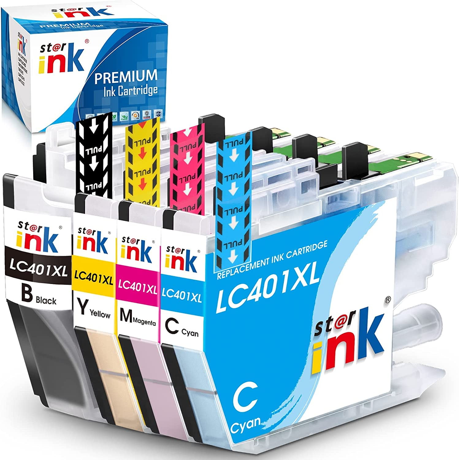 LC401 Ink Cartridges for Brother LC401XL LC401 High Yield for Brother