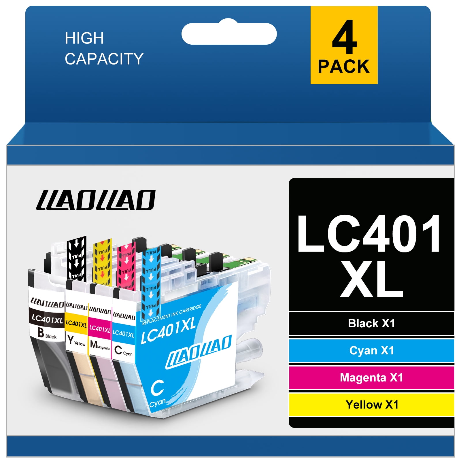 LC401XL Ink Cartridge for Brother LC401 LC401 XL for Brother MFC