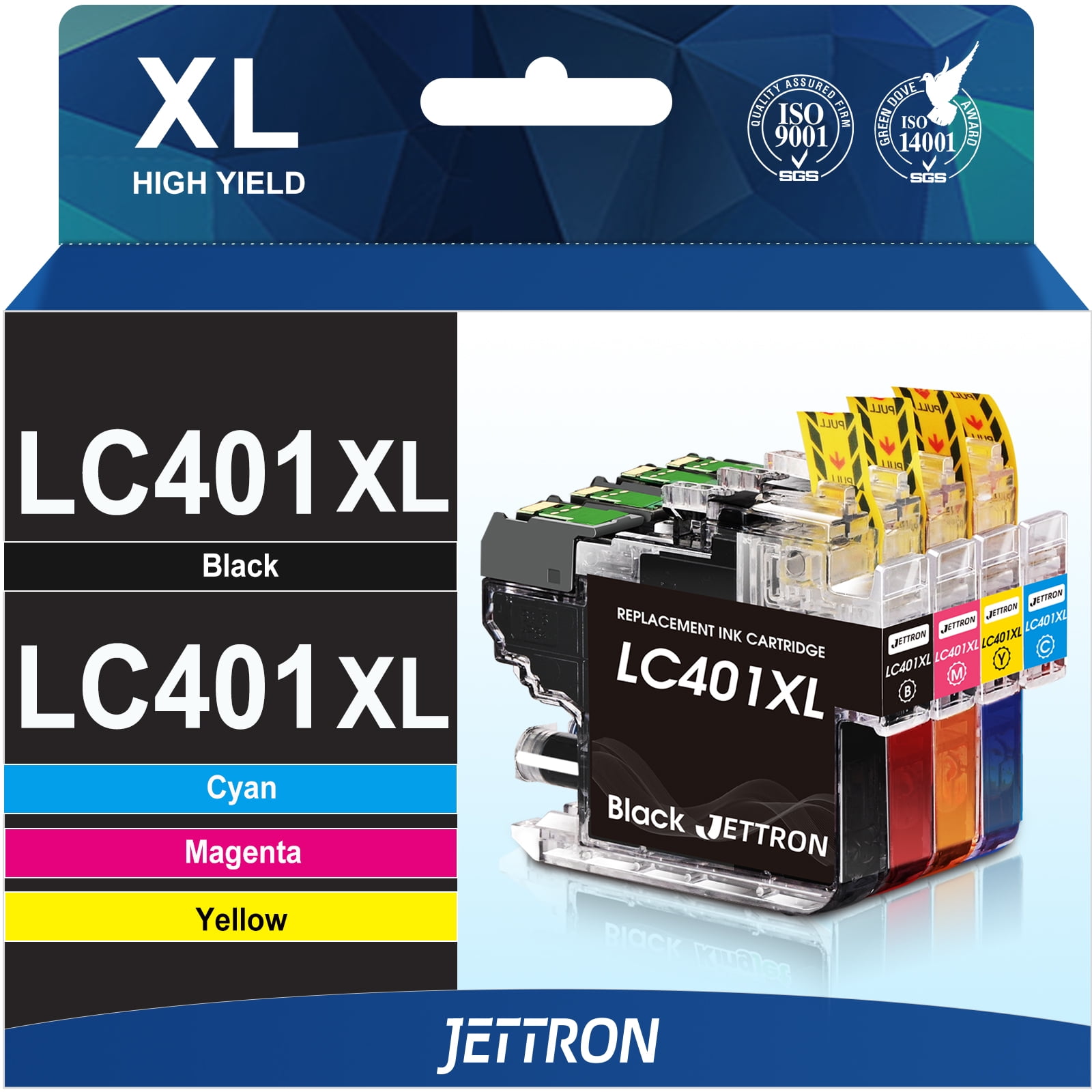 LC401XL Ink Cartridge for Brother LC401 LC401XL Ink Cartridge for