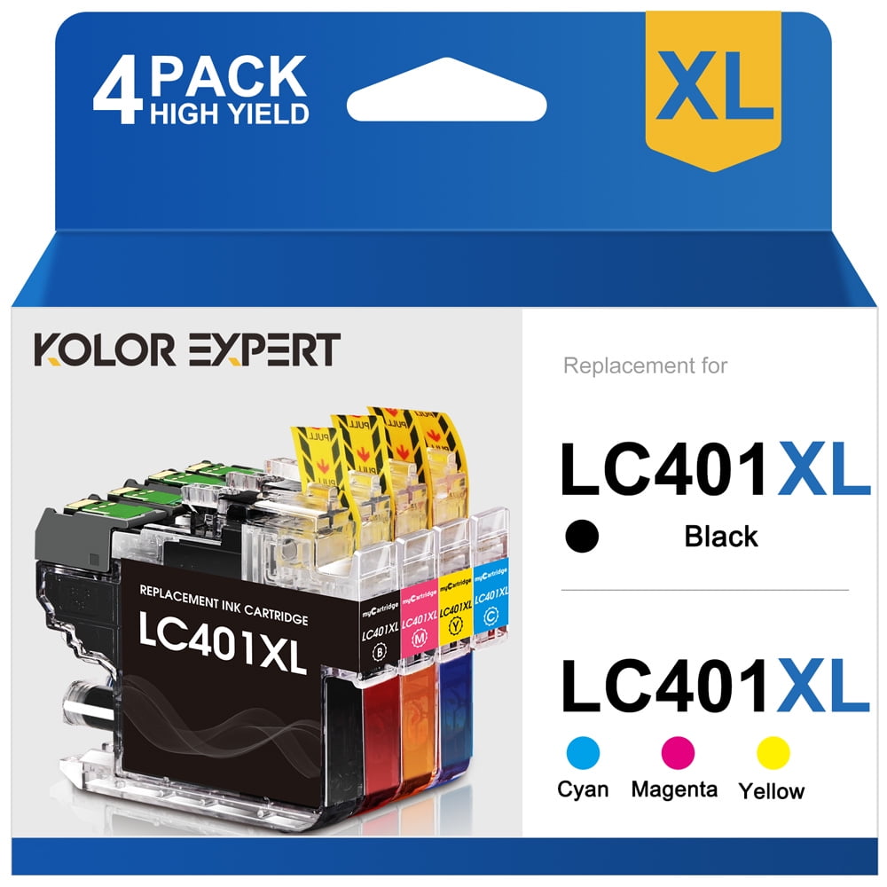 ✓ Pack compatible Brother LC421XL, 4 cartouches couleur pack en stock -  123CONSOMMABLES