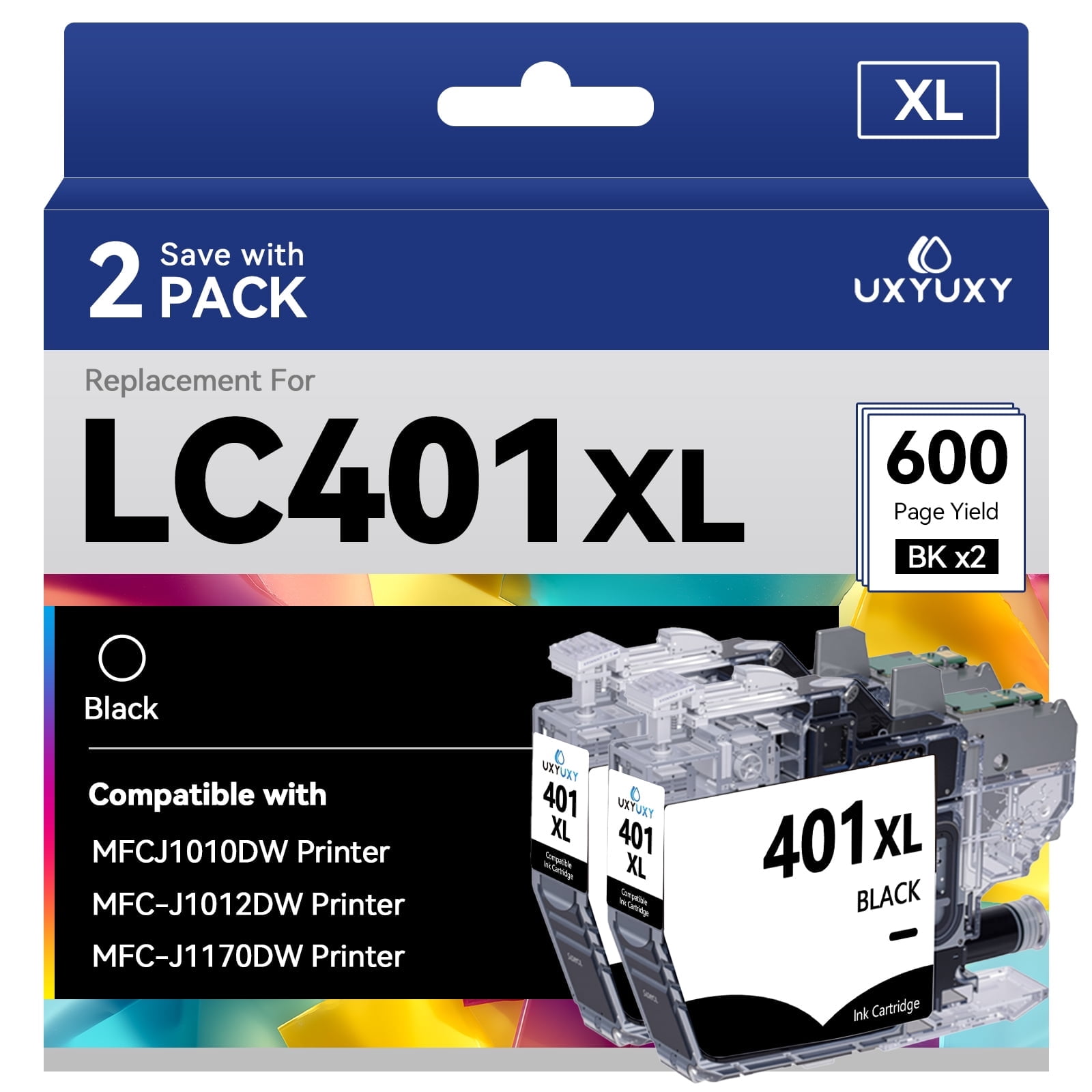 Brother Lc401xl Black Ink Cartridge