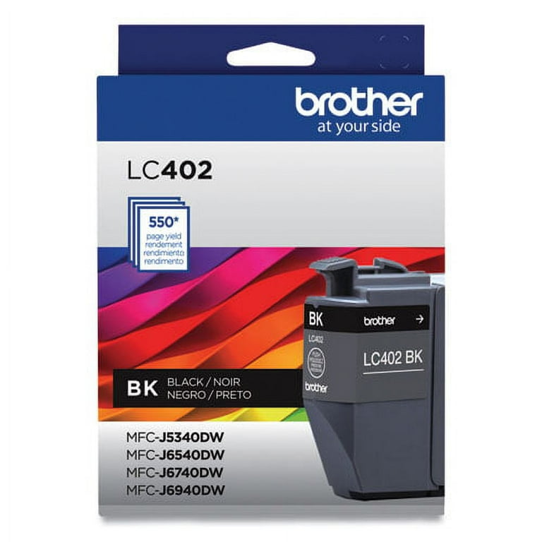 LC402BKS Ink, 550 Page-Yield, Black LC402BKS Ink, 550 Page-Yield, Black