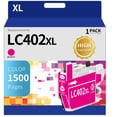 thumbnail image 1 of LC402XL Ink Cartridge for Brother LC402 LC402XL with MFC-J6540DW MFC-J6740DW MFC-J6940DW MFC-J5340DW Printer (Magenta,1500pages)1-PACK, 1 of 4