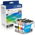 thumbnail image 1 of LC404 Ink Cartridges (High Yield,4 Pack) Replacement for Brother LC404 Ink MFC-J1205W J1215W Printer, 1 of 8