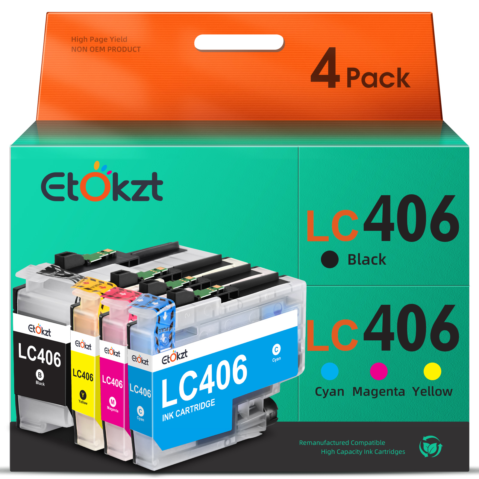 LC406 Ink Cartridges for Brother LC406 Ink Cartridges for Brother Printer MFCJJ4335DW MFC