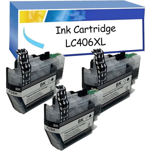 LC406XL Ink Cartridge Compatible Replacement for Brother HL-JF1 MFC-J4335DW MFC-J4345DW MFC-J4535DW MFC-J5855DW MFC-J5955DW MFC- J6555DW MFC-J6955DW Printers