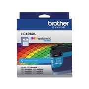 LC406XLCS INKvestment High-Yield Ink 5,000 Page-Yield, Cyan