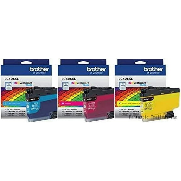 LC406XLCS, LC406XLMS, LC406XLYS 3-Color High Yield Cartridge Set, LC406