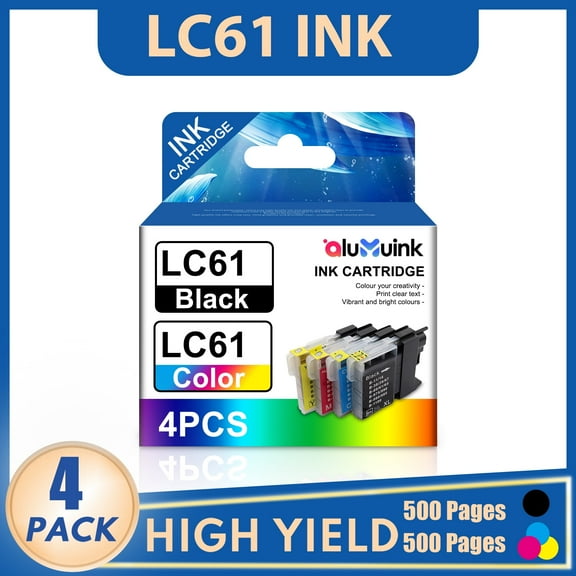 LC61 Ink cartridges Compatible for Brother LC 61 ink Compatible for MFC-795CW MFC-990CW Printer