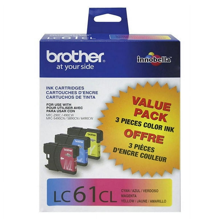LC613PKS Innobella Ink, 325 Page-Yield, Cyan/Magenta/Yellow LC613PKS Innobella Ink, 325 Page-Yield, Cyan/Magenta/Yellow