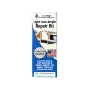 LCATM CLEAR, Light Cure Acrylic DIY Surface Repair Kit for Granite, Marble and Porcelain