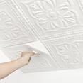 thumbnail image 1 of LCBarley Ceiling Tiles Peel and Stick, 13.8 x 13.8 inch, 16 Pcs Covered 21 Sq.Ft, Waterproof Ceiling Tiles Foam Easy to Instal, 1 of 6
