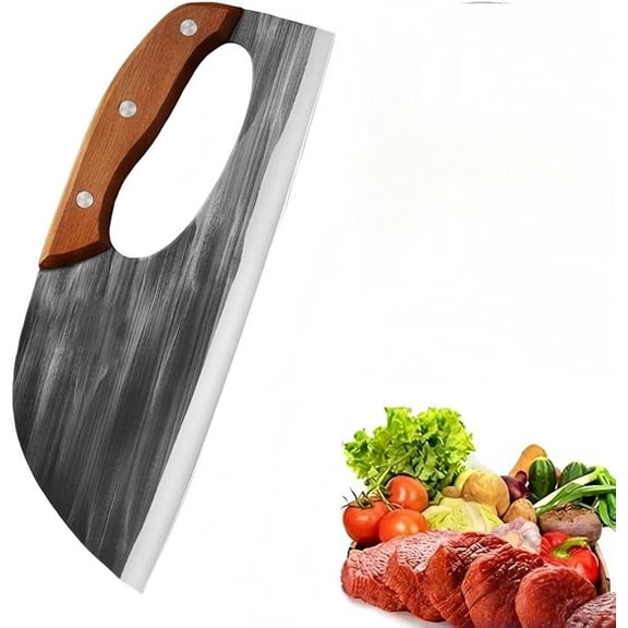 LCBarley Multifunctional Stainless Steel Labor-Saving Kitchen Knife, Effort Saving Cleaver for Cutting Meat Vegetable, For Kitchen, Camping, Outdoor Cooking 1Pcs