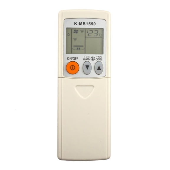 LCD Air Conditioning Remote Control K-MB1550 Replacement for MSZ-FB50VA MFZ-FB50VA MSZ-GA35VA MSZ-GE22VA MSZ-GA25VA