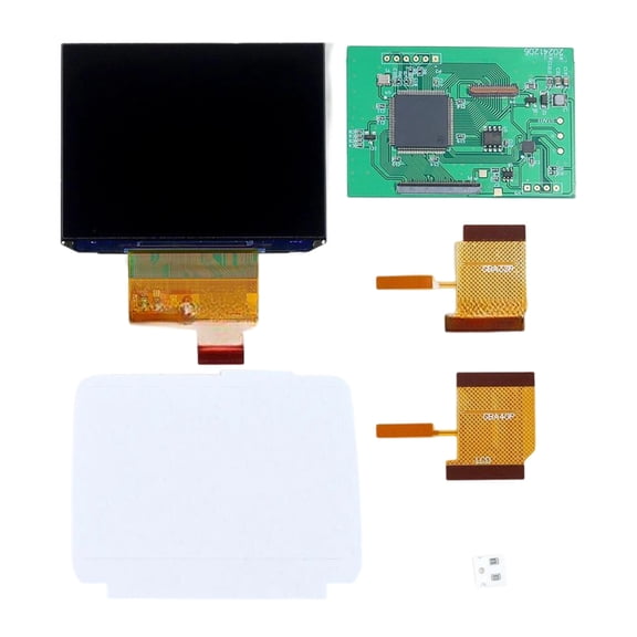 LCD Backlight Screen Game Console Modification Set Highlight LCD Screen Repair Parts Easy Installation
