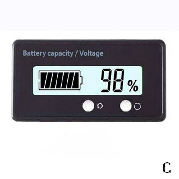 LCD Battery Capacity Indicator Digital Voltmeter Voltage-Monitor Meter Y2E3