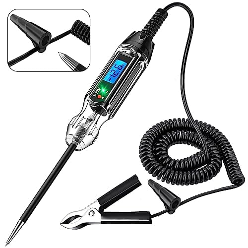 LCD Circuit Tester, Automotive Test Light with 140 Inch Extended Wire ...