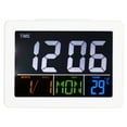 thumbnail image 1 of LCD Digital Alarm Clock Student Large Screen Time Temperature Display, 1 of 8