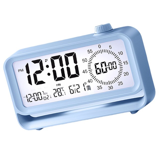 LCD Digital Alarm Clock for Kids Student 60 Minutes Visual Timers