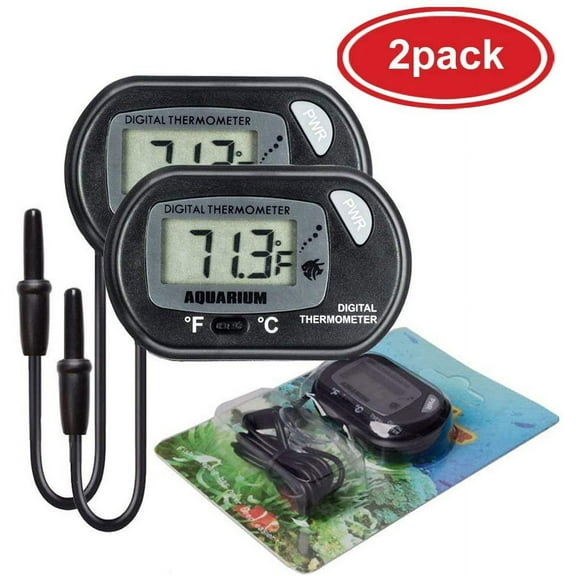 LCD Digital Aquarium Thermometer Fish Tank Water Terrarium Temperature