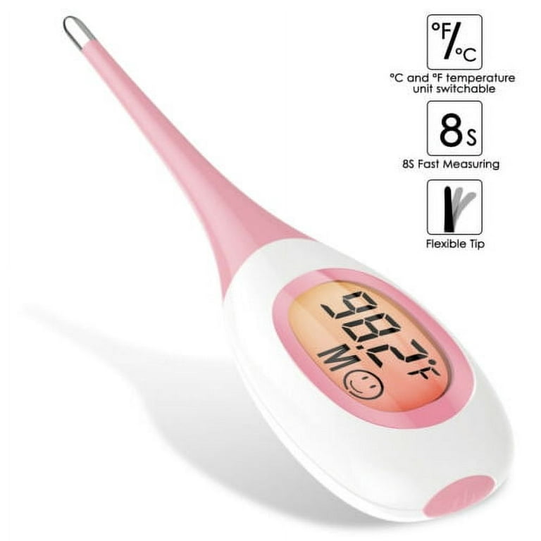 8 Sec Fast Reading Easy@Home Digital Oral Thermometer for Adult, Kid and  Baby, Oral, Rectal and Underarm Temperature Measurement for Fever with