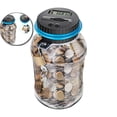 thumbnail image 1 of LCD Digital Coin Counter Jar, Clear Money Savings Bank, Plastic Change Dispenser for Allowance Use, 1 of 4