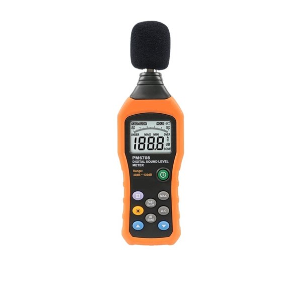LCD Digital Decibel Sound Noise Level Meter Measuring Logger Tester 30-130dB ,Easy to Operate