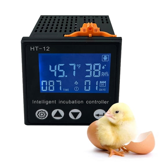 LCD Digital Egg Incubator Controller Thermostat Hygrostat Control with Temperature Humidity Sensor ,Simple Operation