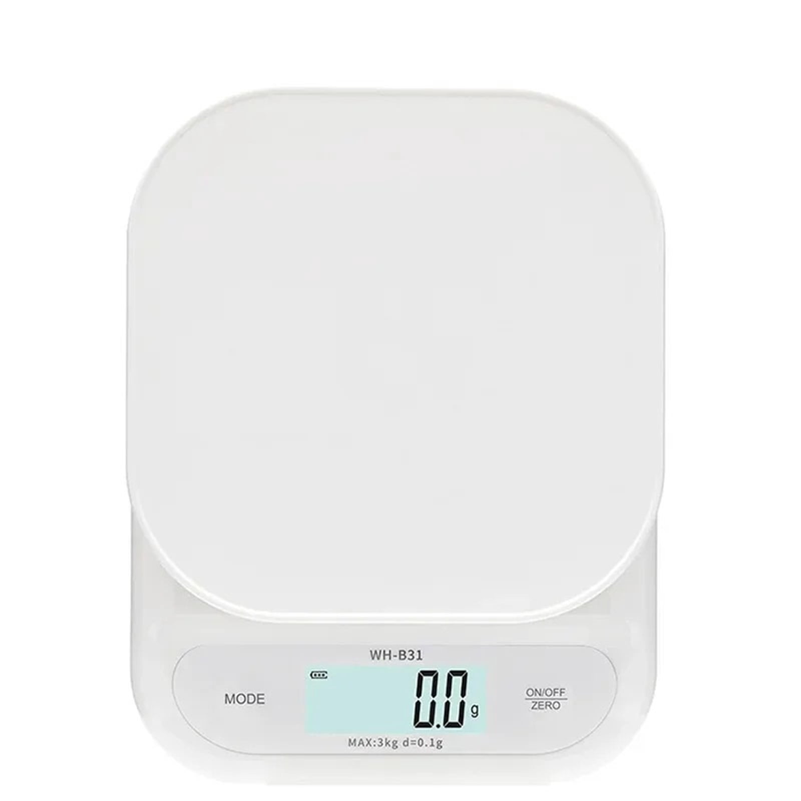 LCD Digital Kitchen Scale 3kg/7kg Food Scale Battery/USB Charging Electronic Balance Measuring Grams Scales for Cooking Baking
