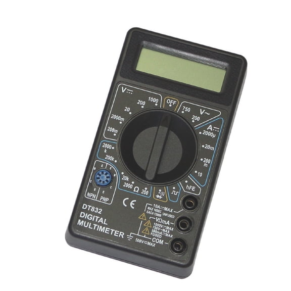 LCD Digital Multimeter With Continuity Buzzer