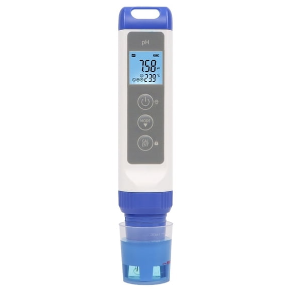 LCD Digital PH Meter -2~16pH Test Pen Waterproof Water Quality Detector High Precision PH ORP Temp Tester For Pool Aquarium ,Accurate and Reliable