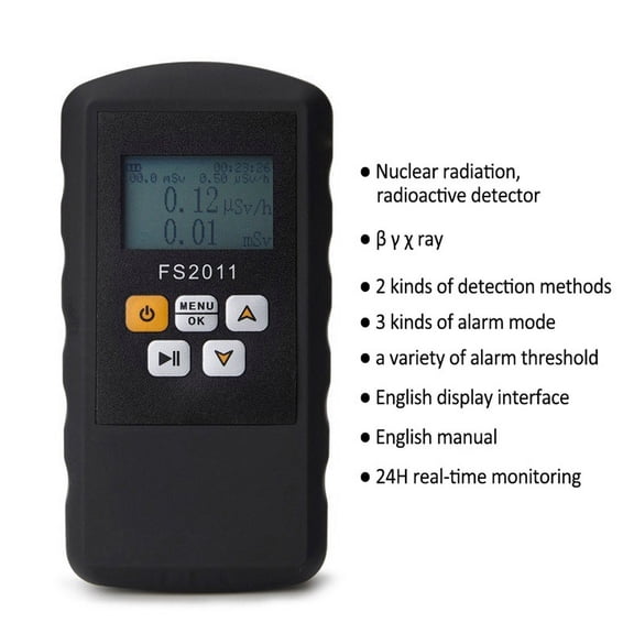 LCD Digital Sensitive Electromagnetic Radiation Detector Xray Geiger Counter