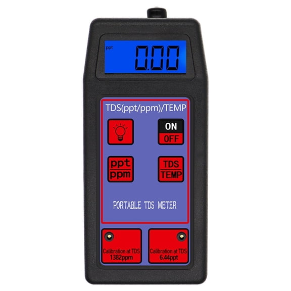 LCD Digital TDS Meter High Water Quality Tester TDS Temperature Detector Waterproof Water Analyzer